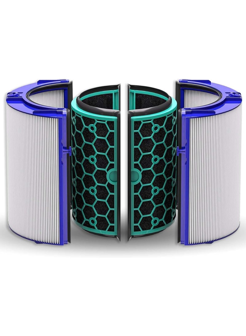 AoMige 360° Combi Glass HEPA & Carbon Replacement Filter for Dyson TP04 TP05 TP07 HP04 HP05 HP07 DP04 DP05 DP07 Replacement for Dyson Air Purifier Filter - Image 1